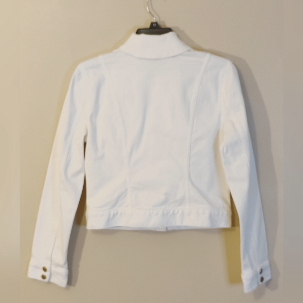 White House Black Market Denim Jacket - Picture 3 of 9